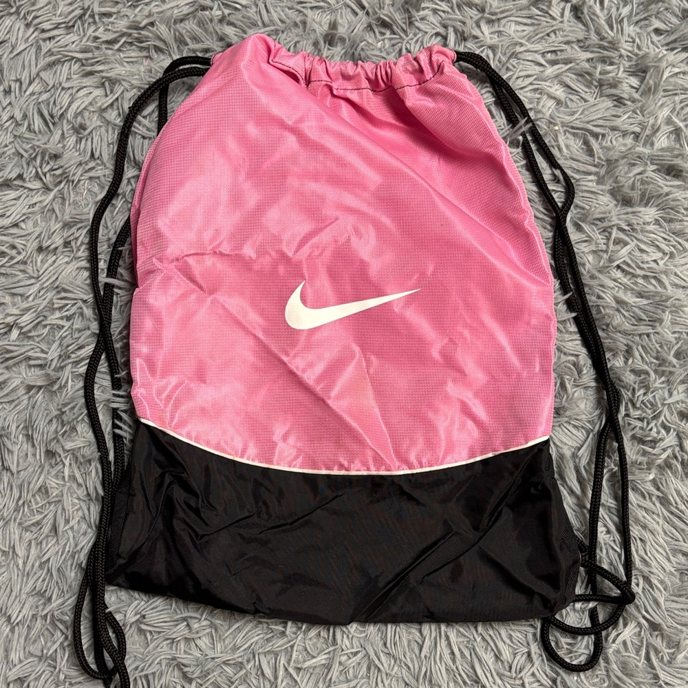 Y2K Nike Pink Drawstring Bag - Picture 3 of 16
